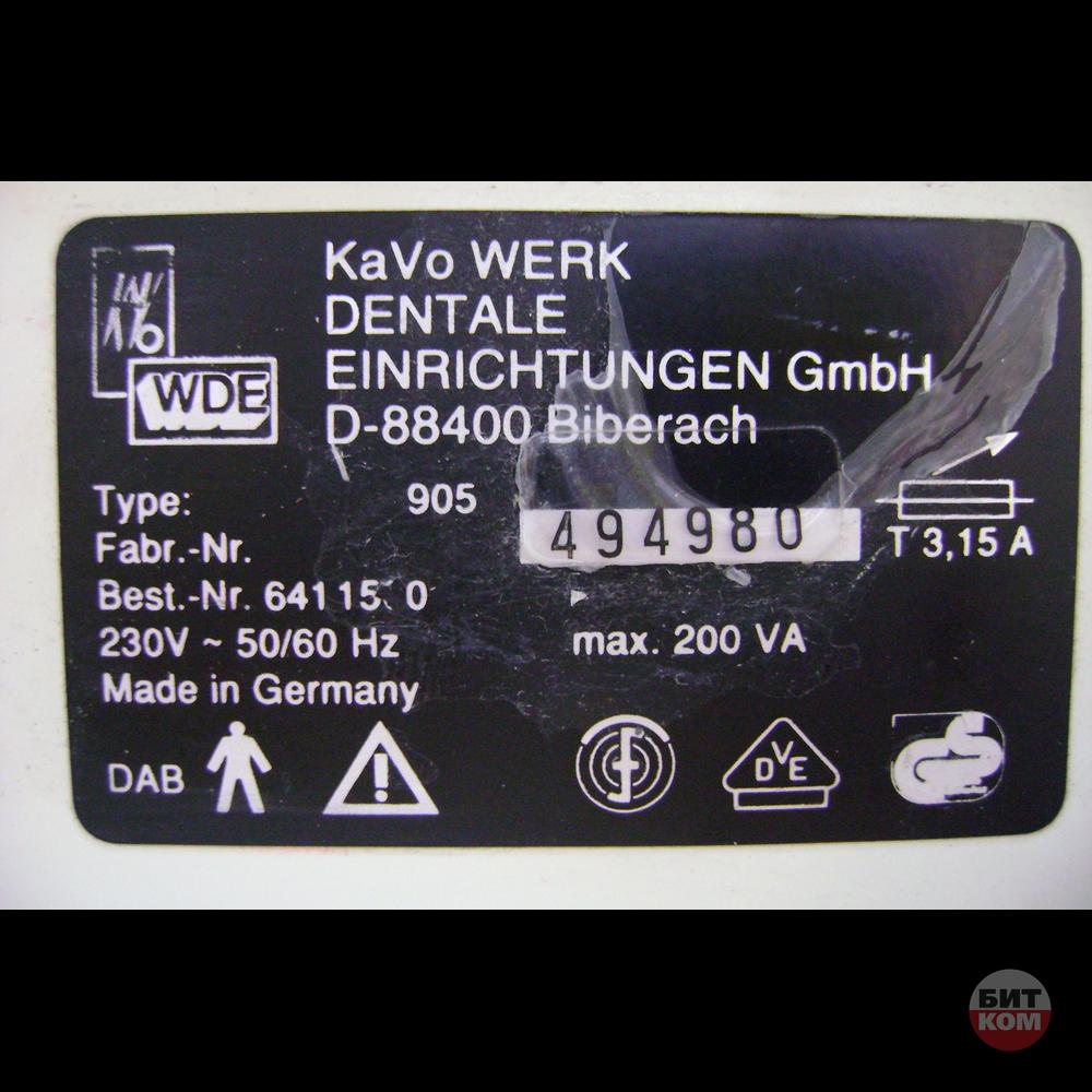 Привод бормашины KaVo INTRAsept 905